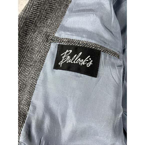 Bullock & Jones Vintage Men's Sport Coat Blue Plaid Wool - Picture 3 of 12